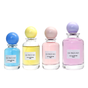 Flacon <span class=keywords><strong>de</strong></span> <span class=keywords><strong>parfum</strong></span> en verre transparent rond <span class=keywords><strong>de</strong></span> 30 ml, 50 ml, 100 ml, avec bouchon sphérique <span class=keywords><strong>de</strong></span> couleur variée, personnalisable – Vente chaude - Product Image 4