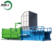 Compacteur de déchets à pression directe électrique horizontal de type split RNKJ pour la collecte et le transfert des ordures
