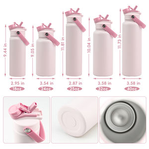 Botella de Agua Deportiva sin BPA con Logotipo Personalizado, Vaso Térmico de Viaje de Doble Pared, Termo de Acero Inoxidable al Vacío para Beber Agua - Product Image 5