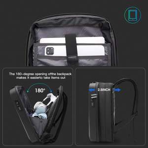 Anti-theft Hard Shell Expandable <b>Backpack</b> Waterproof PC ABS Commute Travel <b>Backpack</b> with TSA Lock - Product Image 5