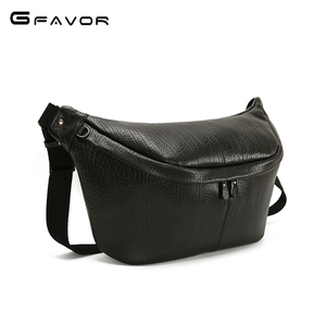 Mode Luxus Echt leder Herren Brusttaschen Wasserdichte Universal Umhängetaschen Leder Braun Brusttasche - Product Image 6