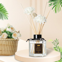 Diffuseur de parfum d'ambiance de luxe personnalisé en gros, diffuseur à bâtonnets 50 ml, huile essentielle d'aromathérapie