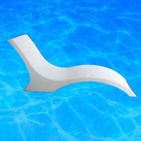 Chaise longue de piscine, chaise de plage, chaise de terrasse, chaise de bronzage, transats pour l'extérieur