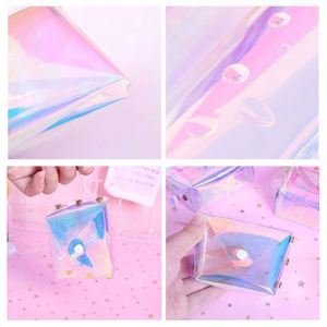 Monedero Transparente de PVC Láser para Mujer, Impermeable, a la Moda, para Monedas - Product Image 6