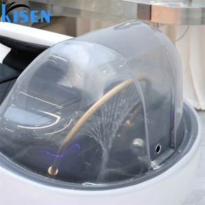 KISEN Modern Electric Massage Shampoo <b>Bed</b> Head Spa <b>Bed</b> Equipment with Water Circulation Hair Washing Shampoo Basin <b>LED</b> Light - Product Image 6