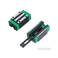Mini Guías Lineales Serie HG EG, Carrozas de Riel Lineal de Acero de 15mm-65mm, Componente de Rodamiento Central para Rieles Deslizantes CNC