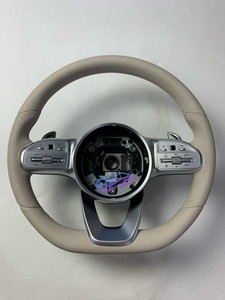 Volant en cuir perforé pour Mercedes-Benz GLA 250 GLB <span class=keywords><strong>200</strong></span> GLC 300 GLE 250d GL 550 G 63 AMG Volant en fibre de carbone - Product Image 4