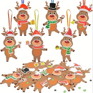 ขนมการ์ดรูปนกเพนกวินสำหรับตกแต่งรูปการ์ตูนของเด็กขนมรูปนกเพนกวินแผ่นสักหลาดสำหรับเทศกาลคริสต์มาส - Product Image 1