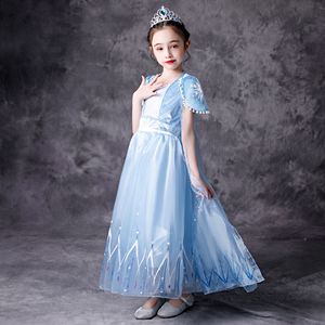 Cosplay Party Dress Up principessa di Halloween fata principessa per bambini Costume da <span class=keywords><strong>bambina</strong></span> <span class=keywords><strong>Elsa</strong></span> Anna - Product Image 4