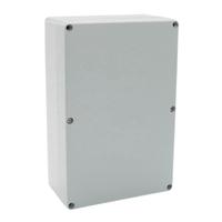 Boîte de jonction électrique extérieure étanche IP67 en aluminium moulé ABS plaqué gris, modèle FA6, 222*145*75mm, avec 6 vis