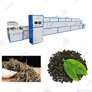 Máquina de microondas multifuncional para secagem de chá, folhas de soja, equipamentos para microondas