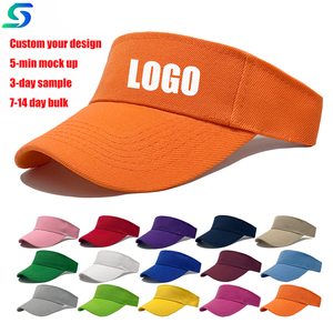 Gorras de Visera para Deportes al Aire Libre con Logotipo Bordado Personalizado, Gorra de Béisbol Unisex de Verano con Parte Superior Vacía, Regalos Promocionales al por Mayor - Product Image 1