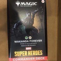 Коллекционная коробка для предсобранных колод Wakanda Forever Marvel MTG: Набор из одной коробки для коллекционных и карточных игр для энтузиастов