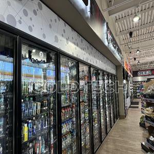Custom Glass Door Walk in Cooler Display Cold Room Walking Cooler for Liquor Store - Product Image 6