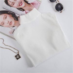 Suéter Feminino de Gola Alta K1319 para Outono, Pullover de Manga Longa, Slim Fit, Camiseta de Tricô Versátil - Product Image 4