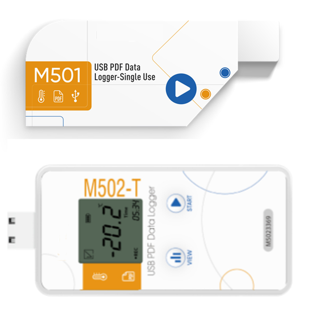 M50 PDF USB Data Logger, Temperature Usb Single Use Temperature Data Logger, Temperature Humidity Data Logger