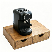 Boîte de rangement pour dosettes de café et organisateur de thé avec tiroir coulissant pour machine à café, comptoir de cuisine