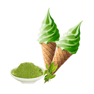 Poudre de crème glacée molle saveur matcha, base crémeuse pour desserts, vente en gros directe usine pour gelato, thé au lait, yaourt glacé, poudre brute - Product Image 5