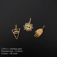 EMANCO Charme en acier inoxydable pour femme, accessoires de bijoux DIY pour collier et bracelet, expédition en 48 heures, dropshipping, vente en gros