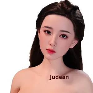 全硅胶逼真头发果冻胸站立夹式吸盘倒模自慰男用性玩偶带头168厘米 - Product Image 5