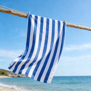 Toallas de Playa Personalizadas 100% Algodón de Secado Rápido, Libres de Arena, con Logotipo Personalizado, Personalización para Piscina, Cabana, Toallas de Playa con Rayas - Product Image 3
