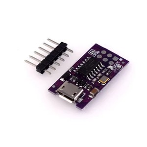 ไมโคร USB ขนาดเล็ก AVR ISP โปรแกรมเมอร์ ATtiny44 USBtinyISP บอร์ด PCB สำหรับการเขียนโปรแกรมไมโครคอนโทรลเลอร์ AVR - Product Image 2