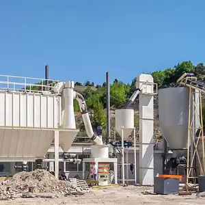 Máquina pulidora de polvo de talco de carbonato de calcio de arcilla de hierro de esponja de piedra de hormigón para polvo