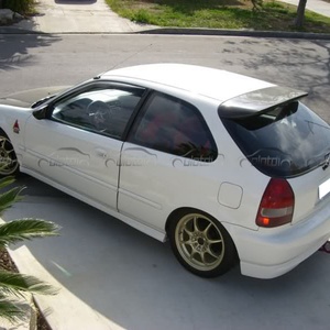 สปอยเลอร์หลังคาคาร์บอนไฟเบอร์ทรงสปอยเลอร์แบบ Spoon สำหรับ Honda Civic EG EK8 ปี 1996-2000 - Product Image 2