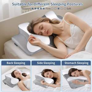 Almohada Cervical para Alivio del Dolor, Ergonómica, Transpirable, en Forma de Mariposa, de Espuma Viscoelástica, Ortopédica, para Dormir de Lado, Boca Arriba o Boca Abajo - Product Image 6