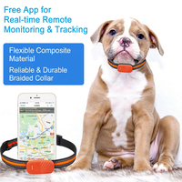 Collier de suivi GPS intelligent pour chiens et chats avec Bluetooth, étanche IP67, suivi en temps réel, matériau en nylon