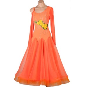 Vestido de Baile de Salón para Mujer MQ402, Sexy, Manga Larga, para Vals, <span class=keywords><strong>Tango</strong></span>, Competencia y Actuación - Product Image 5