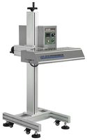 Scelleuse à induction pour bouteilles en plastique Bropack, machine de scellement à induction pour bouteilles, scelleuse à induction continue