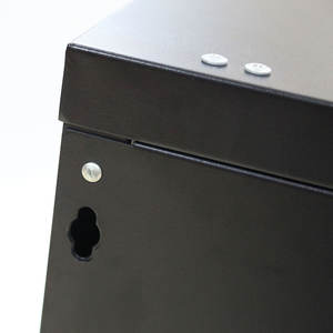 Rack de pared pequeño para equipos, de 19 pulgadas, tipo armario de pared de paquete plano - Product Image 6