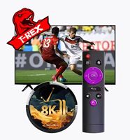 Eagle Quad Core 4K Android 12 Internet TV compatible avec l'Allemagne, la France, le Royaume-Uni, les États-Unis, stable et sans latence