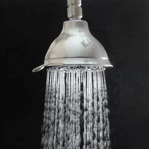 Professional factory supply ABS chromed top shower rain fall round rain shower head