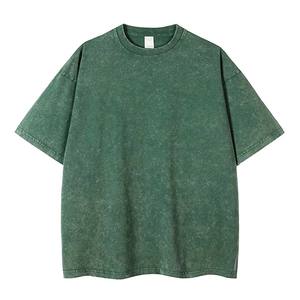 T-shirt Homme 12 Couleurs, Grammage Lourd, Haute Qualité, Effet Délavé (Stone-Wash, Acid Wash), Coupe Boxy, Uni, Personnalisable - Product Image 6