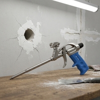Pistolet à mousse OEM haute performance, de qualité industrielle et pour le bricolage, pour application précise de mastic, à débit réglable et facile à utiliser