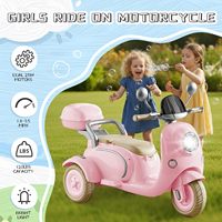 Nouvelle moto électrique pour adultes 12V, tricycle électrique 2 places pour enfants, scooter à roulettes avec télécommande pour tout-petits