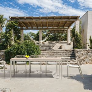 Sillas de Comedor Uland Moren para Restaurante, Diseño Novedoso, Muebles de Acero y Cuerda para Balcón y Jardín - Product Image 1