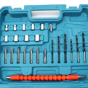 Taladro eléctrico inalámbrico con batería <span class=keywords><strong>de</strong></span> iones <span class=keywords><strong>de</strong></span> litio, destornillador eléctrico <span class=keywords><strong>de</strong></span> 10mm, juego <span class=keywords><strong>de</strong></span> herramientas, 12V, 28 Uds. - Product Image 2