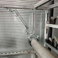 Support de tuyau d'incendie antichoc flexible en acier inoxydable certifié ISO pour système d'irrigation automatique