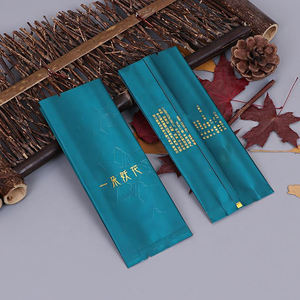 Bolsa de té de papel de aluminio autosellante personalizada, bolsa de órgano autoportante para embalaje e impresión de té - Product Image 3