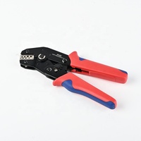 Kit d'outils de sertissage manuel 6-en-1 pour bornes isolées de câblage automobile, en acier au carbone, marque OEM GKGJ, avec étui souple