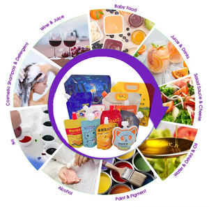 Sacs d'emballage alimentaire personnalisés Pochette debout Pochette refermable à bec pour enfant Jus Gelée Huile d'olive Emballage alimentaire pour bébé - Product Image 5