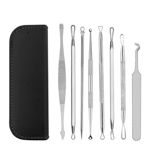 8 Piece Stainless Steel Acne Needle Set Blackhead Remover Tools For Face Care - Product Image 5