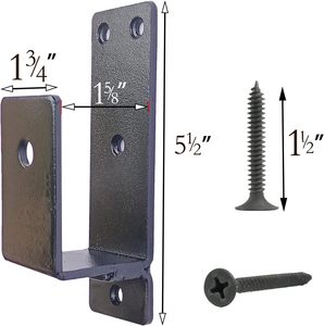 Supports de barricade de porte en <span class=keywords><strong>acier</strong></span> au carbone <span class=keywords><strong>support</strong></span> de <span class=keywords><strong>barre</strong></span> ouverte pour la sécurité à domicile 2x4 supports de <span class=keywords><strong>barre</strong></span> empêchent l'entrée non autorisée - Product Image 2