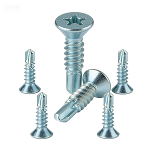 Tornillos Autoperforantes <span class=keywords><strong>de</strong></span> Cabeza Avellanada, Recubiertos <span class=keywords><strong>de</strong></span> Zinc, Azul Blanco, para Materiales <span class=keywords><strong>de</strong></span> Construcción - Product Image 6