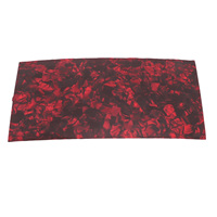 Feuille de placage de guitare Celluloïd rouge 19.7x9.8cm 0.8mm d'épaisseur Accessoire de plaque de placage de guitare pour la décoration