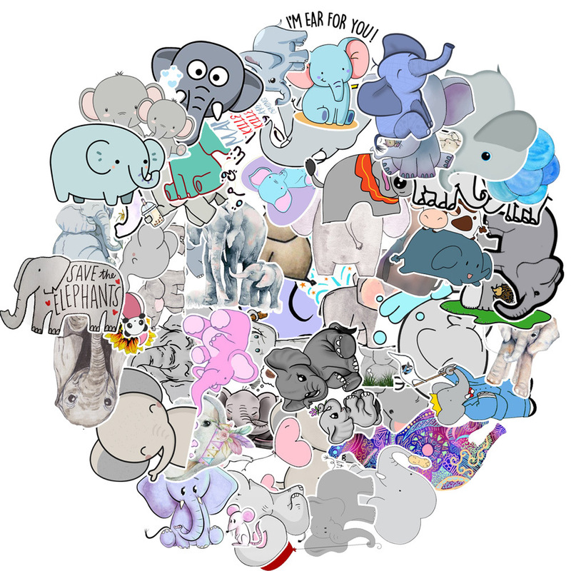 RTS 50pcs Cute Cartoon Stickers Waterproof