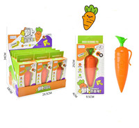 Stylos à bille mignons en forme de radis, d'aubergine et de cactus, stylo d'enregistrement multifonction, stylo à bille créatif, cadeaux pour étudiants